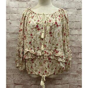 Ralph Lauren Denim & Supply Womens S Top Cottage Festival Hippie RL Boho NEW